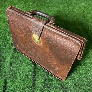 Pendragon top grain Cowhide England Vintage briefcase document bag Portfolio